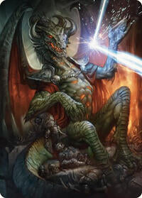 Deflecting Swat Art Card (66) [Art Series: Commander Masters]