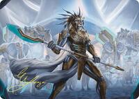 Kemba, Kha Regent Art Card (Gold-Stamped Signature) (2) [Art Series: Commander Masters]