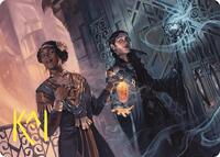 Bribery Art Card (Gold-Stamped Signature) (6) [Art Series: Commander Masters]