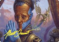 Padeem, Consul of Innovation Art Card (Gold-Stamped Signature) (8) [Art Series: Commander Masters]