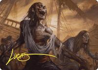 Rise from the Tides Art Card (Gold-Stamped Signature) (11) [Art Series: Commander Masters]