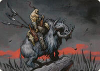 Godo, Bandit Warlord Art Card (22) [Art Series: Commander Masters]