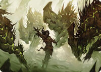 Ezuri's Predation Art Card (23) [Art Series: Commander Masters]