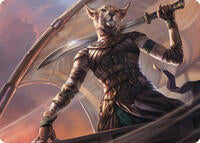Mirri, Weatherlight Duelist Art Card (28) [Art Series: Commander Masters]