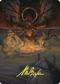 Dread Return Art Card (Gold-Stamped Signature) (36) [Art Series: Commander Masters]