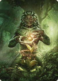 Elvish Mystic Art Card (41) [Art Series: Commander Masters]