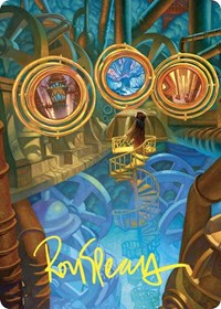 Extraplanar Lens Art Card (Gold-Stamped Signature) (46) [Art Series: Commander Masters]
