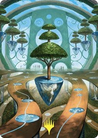 Rejuvenating Springs Art Card (Gold-Stamped) (48) [Art Series: Commander Masters]