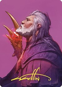 Urza, Lord High Artificer Art Card (Gold-Stamped Signature) (53) [Art Series: Commander Masters]