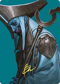 Mikaeus, the Unhallowed Art Card (Gold-Stamped Signature) (54) [Art Series: Commander Masters]