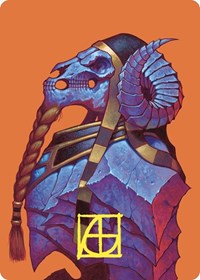 Neheb, the Eternal Art Card (Gold-Stamped Signature) (55) [Art Series: Commander Masters]