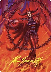 Deadly Rollick Art Card (Gold-Stamped Signature) (63) [Art Series: Commander Masters]