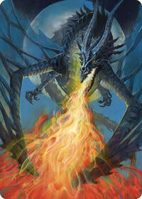 Balefire Dragon Art Card (65) [Art Series: Commander Masters]