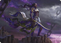 Anikthea, Hand of Erebos Art Card (72) [Art Series: Commander Masters]