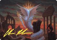 Sliver Gravemother Art Card (Gold-Stamped Signature) (73) [Art Series: Commander Masters]