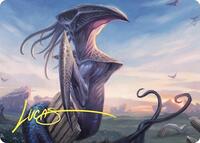 Sentinel Sliver Art Card (Gold-Stamped Signature) (76) [Art Series: Commander Masters]