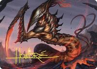 Blade Sliver Art Card (Gold-Stamped Signature) (78) [Art Series: Commander Masters]