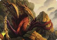 Two-Headed Sliver Art Card (Gold-Stamped) (79) [Art Series: Commander Masters]