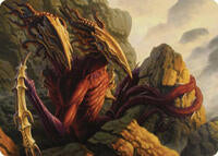 Two-Headed Sliver Art Card (79) [Art Series: Commander Masters]
