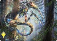 Gemhide Sliver Art Card (Gold-Stamped) (80) [Art Series: Commander Masters]