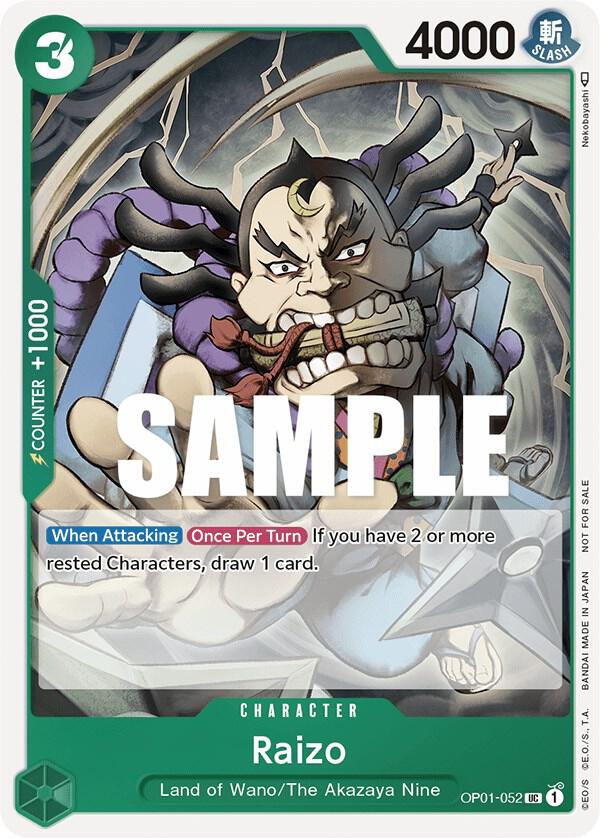 Raizo (Event Pack Vol. 2) (OP01-052) [One Piece Promotion Cards]