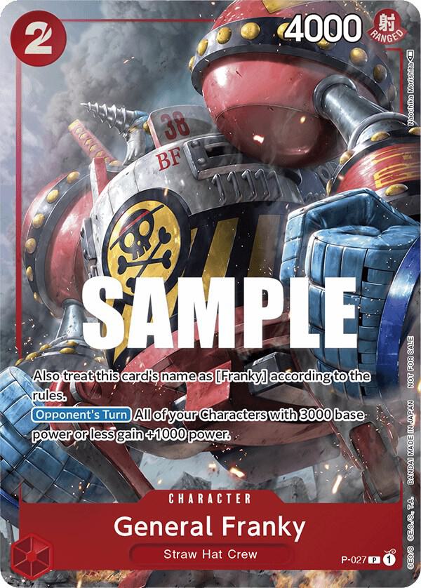 General Franky (Event Pack Vol. 2) (P-027) [One Piece Promotion Cards]