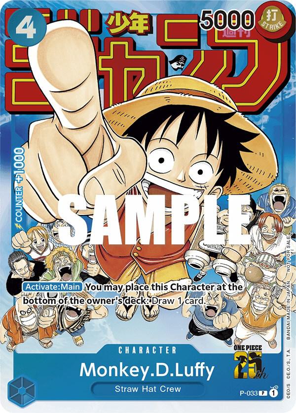 Monkey.D.Luffy (Event Pack Vol. 2) (P-033) [One Piece Promotion Cards]