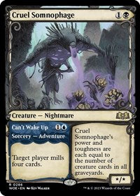 Cruel Somnophage (Showcase) (286) [Wilds of Eldraine]