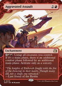 Aggravated Assault (39) [Wilds of Eldraine: Enchanting Tales]