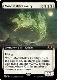 Moonshaker Cavalry (Extended Art) (325) [Wilds of Eldraine]