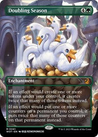 Doubling Season (Anime Borderless) (81) [Wilds of Eldraine: Enchanting Tales]