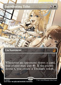 Smothering Tithe (Anime Borderless) (Confetti Foil) (87) [Wilds of Eldraine: Enchanting Tales]
