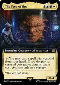 The Face of Boe (Extended Art) (412) [Universes Beyond: Doctor Who]