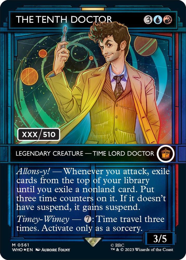 The Tenth Doctor (Serial Numbered) (561) [Universes Beyond: Doctor Who]