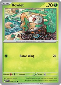 Rowlet (013/197) [SV03: Obsidian Flames]