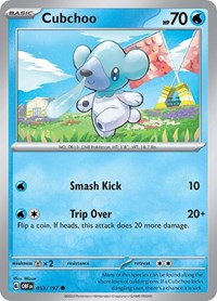 Cubchoo (053/197) [SV03: Obsidian Flames]