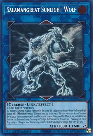 Salamangreat Sunlight Wolf (LD10-EN000) - Legendary Duelists: Soulburning Volcano 1st Edition