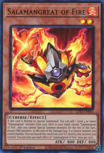 Salamangreat of Fire (LD10-EN001) [Legendary Duelists: Soulburning Volcano]