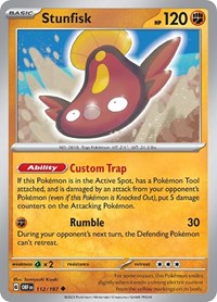 Stunfisk (112/197) [SV03: Obsidian Flames]