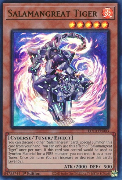 Salamangreat Tiger (LD10-EN003) [Legendary Duelists: Soulburning Volcano]