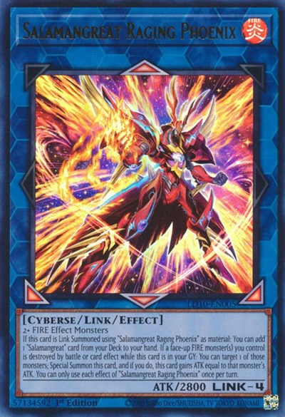 Salamangreat Raging Phoenix (LD10-EN005) [Legendary Duelists: Soulburning Volcano]
