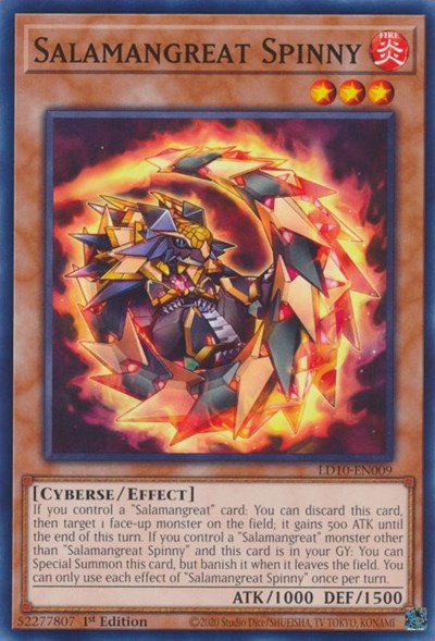 Salamangreat Spinny (LD10-EN009) [Legendary Duelists: Soulburning Volcano]