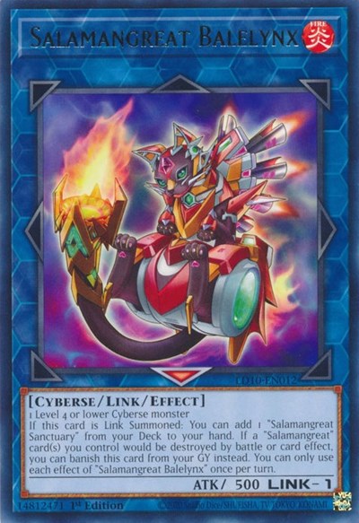 Salamangreat Balelynx (LD10-EN012) [Legendary Duelists: Soulburning Volcano]