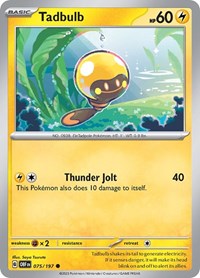Tadbulb 075/197 (075/197) [SV03: Obsidian Flames]