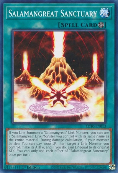 Salamangreat Sanctuary (LD10-EN013) [Legendary Duelists: Soulburning Volcano]