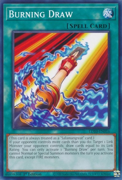 Burning Draw (LD10-EN016) [Legendary Duelists: Soulburning Volcano]