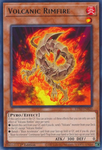 Volcanic Rimfire (LD10-EN020) [Legendary Duelists: Soulburning Volcano]