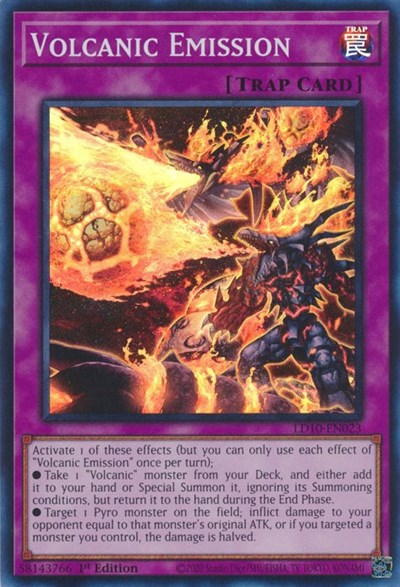 Volcanic Emission (LD10-EN023) [Legendary Duelists: Soulburning Volcano]