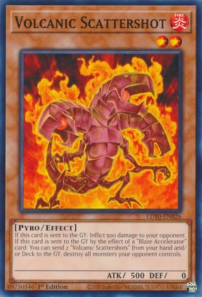 Volcanic Scattershot (LD10-EN026) [Legendary Duelists: Soulburning Volcano]