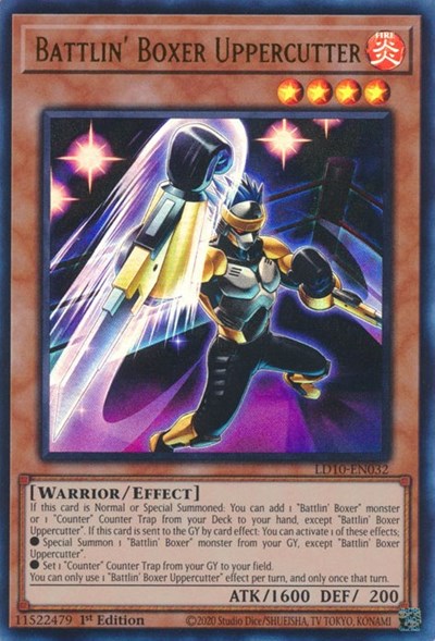 Battlin' Boxer Uppercutter (LD10-EN032) [Legendary Duelists: Soulburning Volcano]